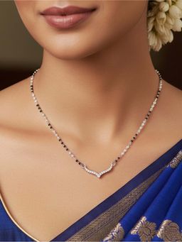 925 SILLER - Pure Silver Adjustable Mangalsutra