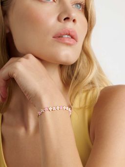 Ted Baker - Gala Garland Adjustable Pink Bracelet