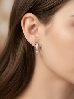 925 SILLER - Pure Silver Hoops Earrings