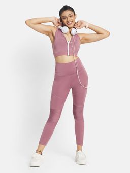 Kica - Set: Zip Medium Support Sports Bra & High Waisted Leggings