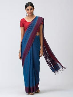 Fabindia - Cotton Silk Maheswhwari Woven Sari