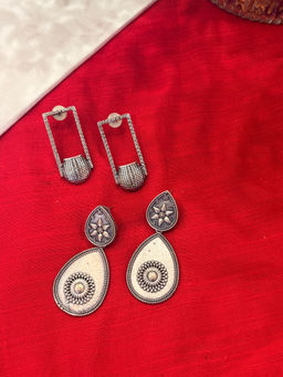 Niska - Silver Whisper Earrings (Pack of 2)