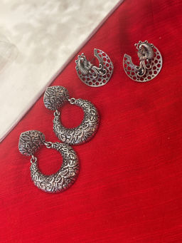 Niska - Silver Artemis Gleam Earrings (Pack of 2)