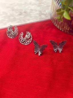 Niska - Silver Forever Glimmer Earrings (Pack of 2)