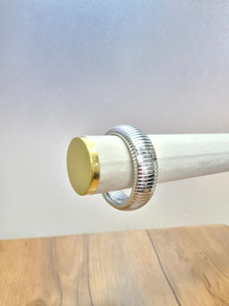 AMOSSH - 18K Gold Plated Silver Anti Tarnish Coiled Statement Bangle