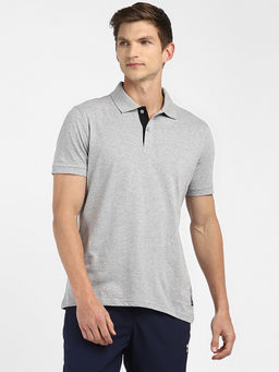 Reebok - Rbk Wf Polo Grey Training Polo Shirt