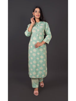 Zolo Label - Mint Green Kurta (Set of 2)
