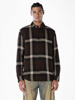 Jack & Jones - Jack and Jones Men Regular Fit Brown Shirt