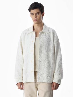 Jack & Jones - Jack and Jones Men Oversized White Shirt