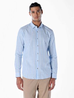 Jack & Jones - Jack and Jones Men Regular Fit Blue Shirt