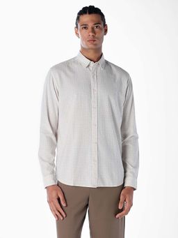 Jack & Jones - Jack and Jones Men Regular Fit Beige Shirt
