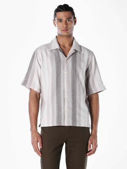 Jack & Jones - Jack and Jones Men Oversized Grey Shirt