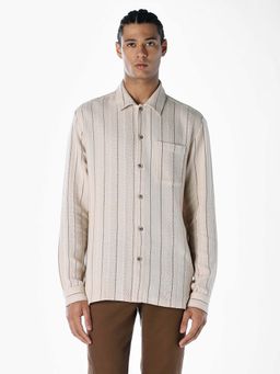 Jack & Jones - Jack and Jones Men Comfort Fit Beige Shirt