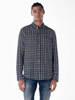 Jack & Jones - Jack and Jones Men Regular Fit Navy Blue Shirt