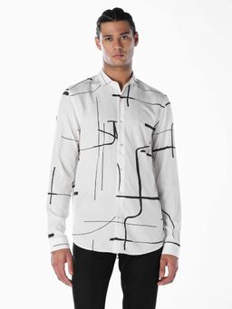 Jack & Jones - Jack and Jones Men Slim Fit White Shirt