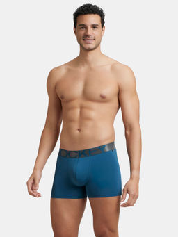 Jockey - IC28 Men Tactel Microfiber Elastane Stretch Solid Trunk - Legion Blue