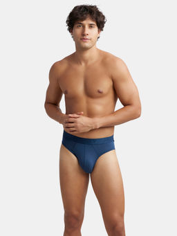 Jockey - IC24 Men Tencel Micro Modal Cotton Elastane Stretch Solid Brief - Petrol