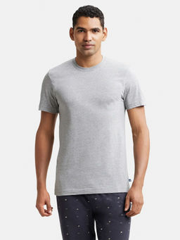 Jockey - MC06 Men Super Combed Cotton Half Sleeved Inner T-Shirt - Grey Melange