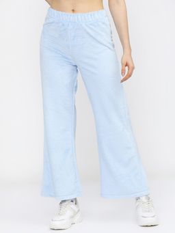 TOKYO TALKIES - Women's Blue Regular Fit Track Pant