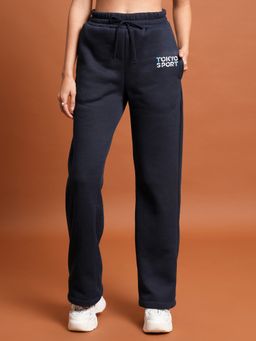 TOKYO TALKIES - Women's Navy Blue Track Pant