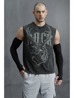 Bonkers Corner - Black Dragon Howl Vest Tank