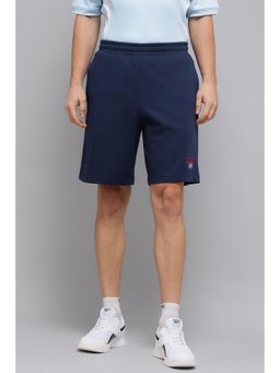Reebok - Navy Blue Solid Shorts