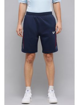Reebok - Navy Blue Colorblock Shorts