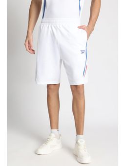Reebok - White Colorblock Shorts