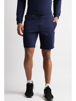 Reebok - Navy Blue Solid Shorts