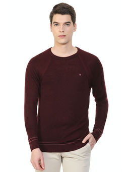 Louis Philippe - Maroon Sweater