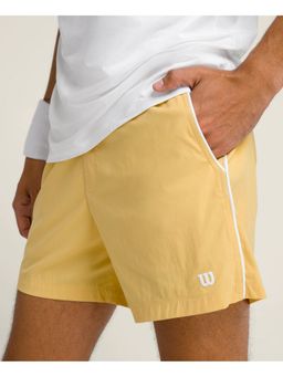Wilson - Men Golden Tennis Volley Shorts Sports Training Gym Activewear Shorts