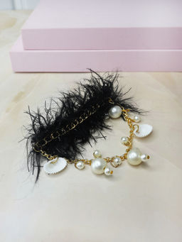 Soho Boho Studio - Gold Ocean Noir Hair Clip