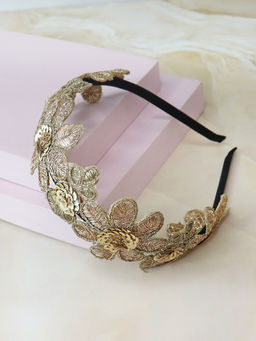 Soho Boho Studio - Gold Sunehri Crown Hair Band