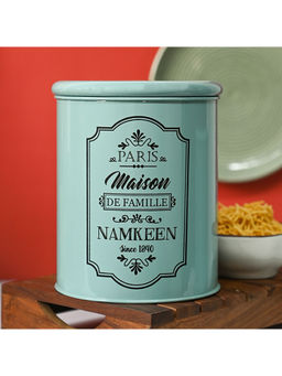 Voncasa - Metal Namkeen Jar - Green