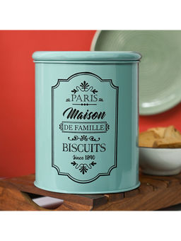 Voncasa - Metal Biscuite Jar - Green