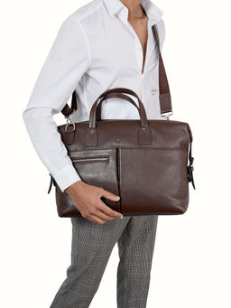 Hidesign - Akasaka 02 Unisex Briefcase Brown (L)