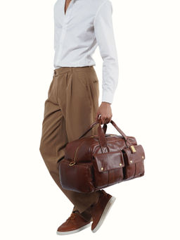 Hidesign - La Plata 04 Mens Duffle Bag Tan (L)