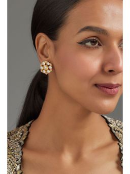 KARISA DESIGNS - White Small Monochrome Moissanite Earring