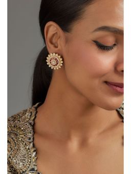 KARISA DESIGNS - White Vishudha Moissanite Earring