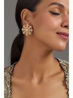 KARISA DESIGNS - White Moggu Moissanite Earring