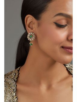 KARISA DESIGNS - Green Sia Moissanite Earring