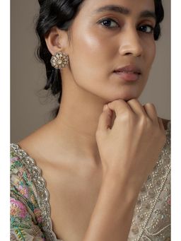 KARISA DESIGNS - White Sheesh Victorian Earring