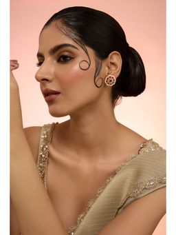 KARISA DESIGNS - Multi-Color Kamal Kundan Earrings