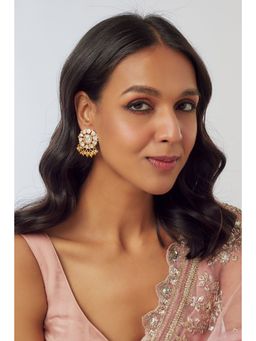 KARISA DESIGNS - White Saba Moissanite Earring