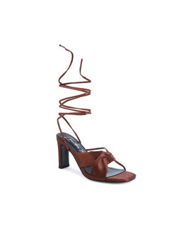 London Rag - Solid Brown Heels