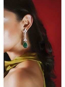 PRATA - Fantasia Green Earrings