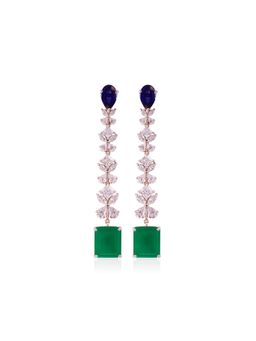 PRATA - Fiesta Fusion Blue Earrings