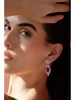 PRATA - Imperial Pink Earrings
