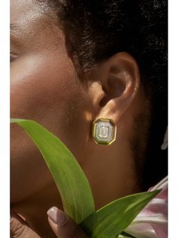 PRATA - Solara Gleam White Earrings