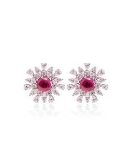 PRATA - Spring Muse Red Earrings